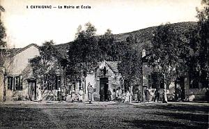 CAVAIGNAC - LA MAIRIE ET L'ECOLE